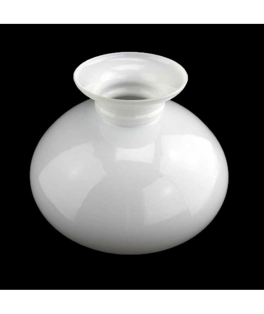 176mm Opal Vesta Oil Lamp Shade Oil Lamp Shades and Accessories